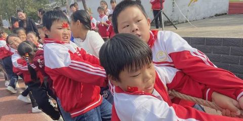 新縣啟福小學舉行2021年秋季運動會