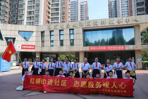 紅領(lǐng)巾進社區(qū) 社會實踐促成長 鄭州市金水區(qū)文化綠城小學(xué)行動中