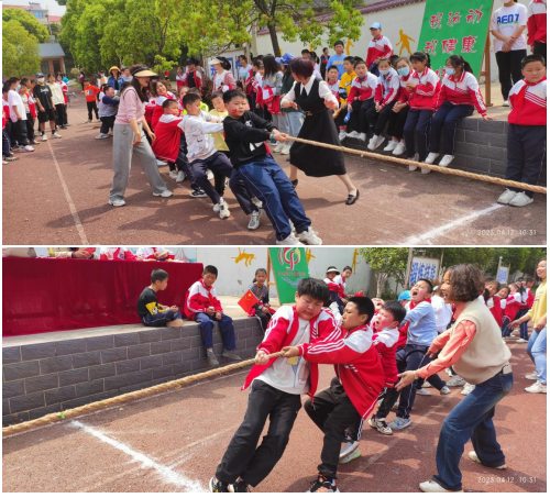 運動凝聚力量 激情飛揚賽場 新縣啟福小學舉行2023年春季運動會